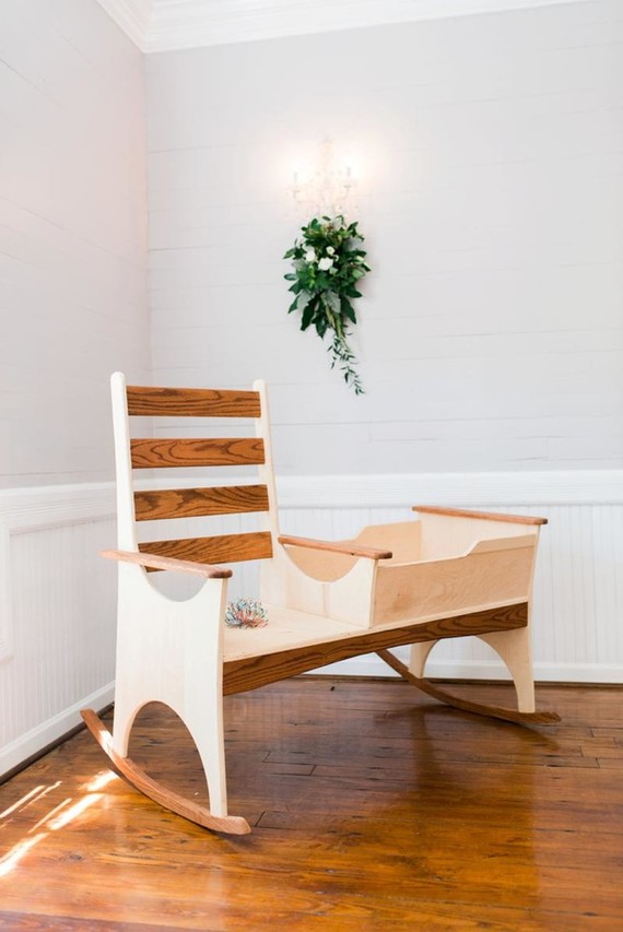 Black and white Southern baby shower