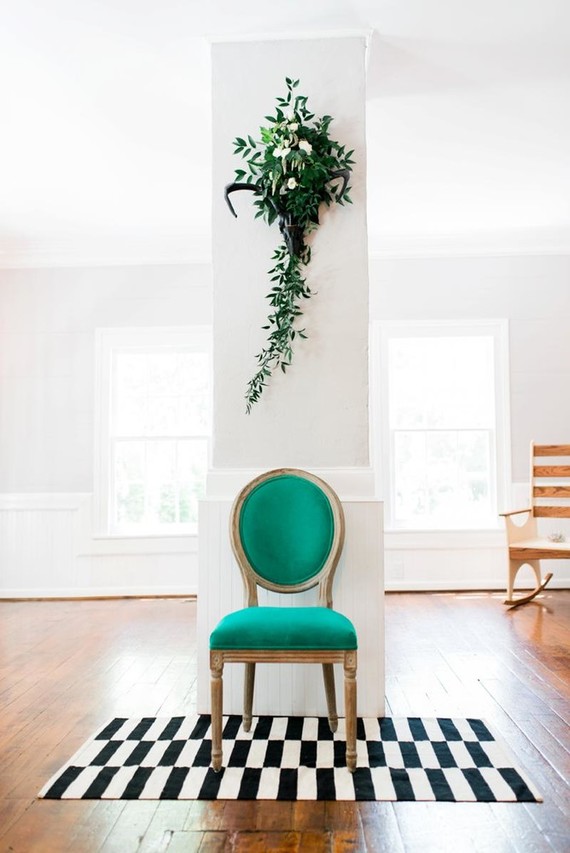 Black and white Southern baby shower