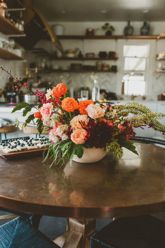 fall floral arrangement