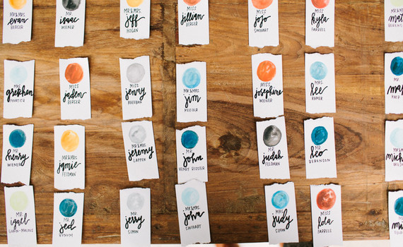 moon place cards
