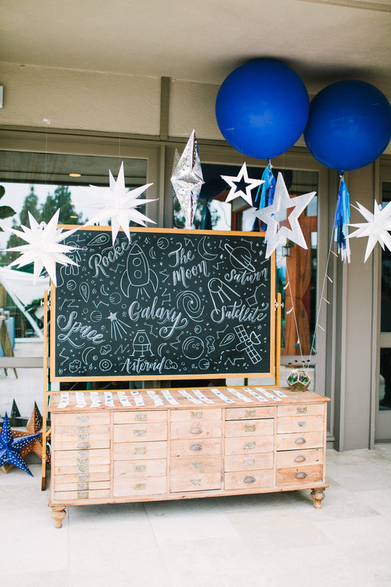 Astronomy themed Bar Mitzvah Inspiration