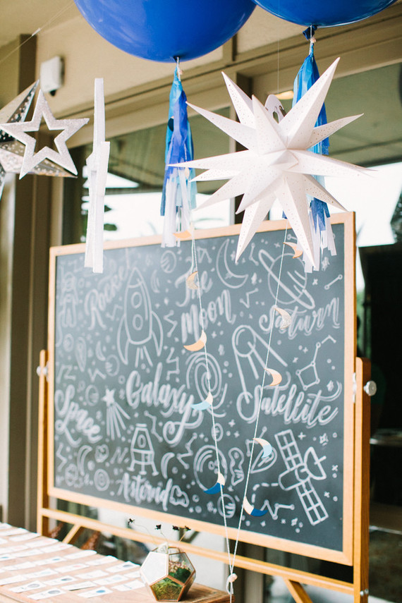 Astronomy themed Bar Mitzvah Inspiration
