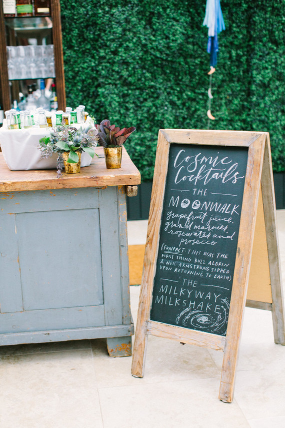 bar chalkboard