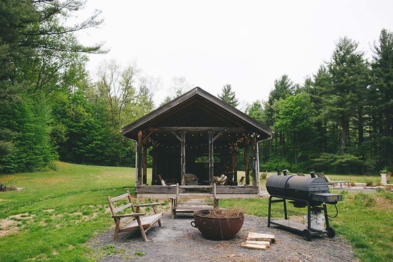 Simple rustic summer baby shower