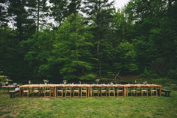 Simple rustic summer baby shower