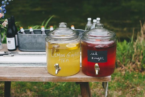 Simple rustic summer baby shower