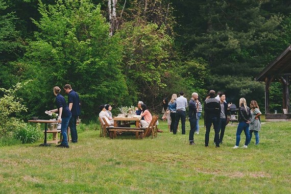 Simple rustic summer baby shower