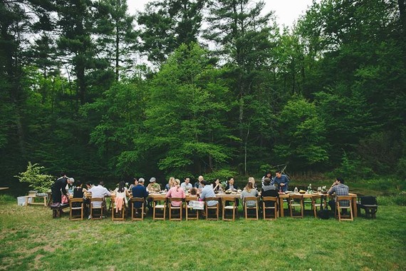 Simple rustic summer baby shower