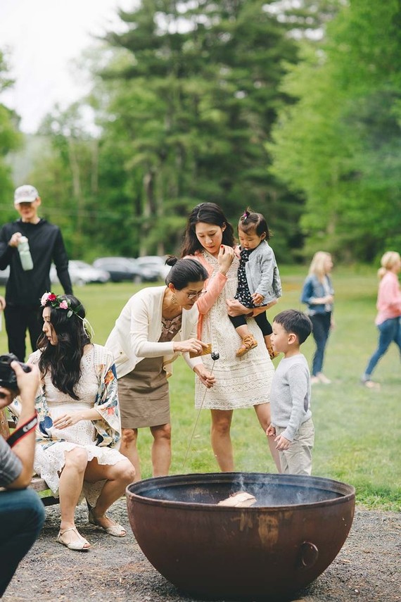 Simple rustic summer baby shower