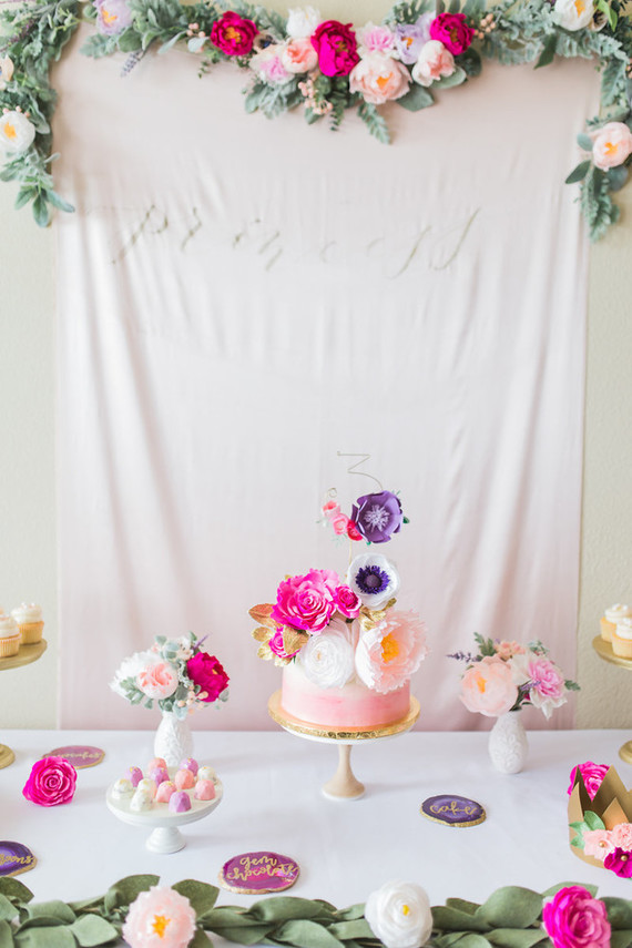 floral princess party