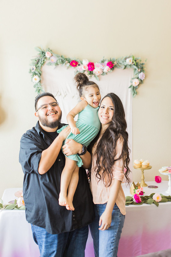 floral princess party