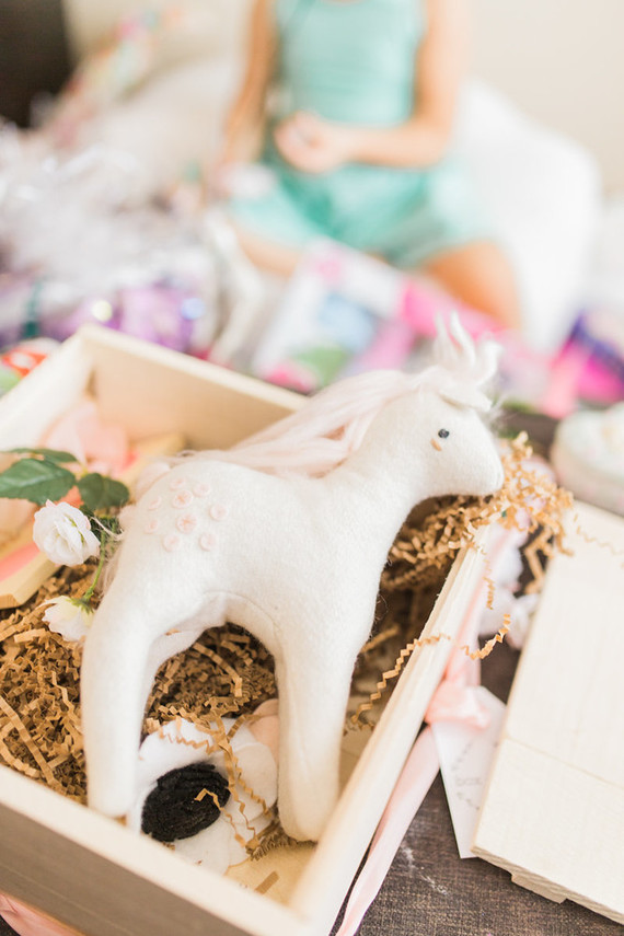 stuffed unicorn