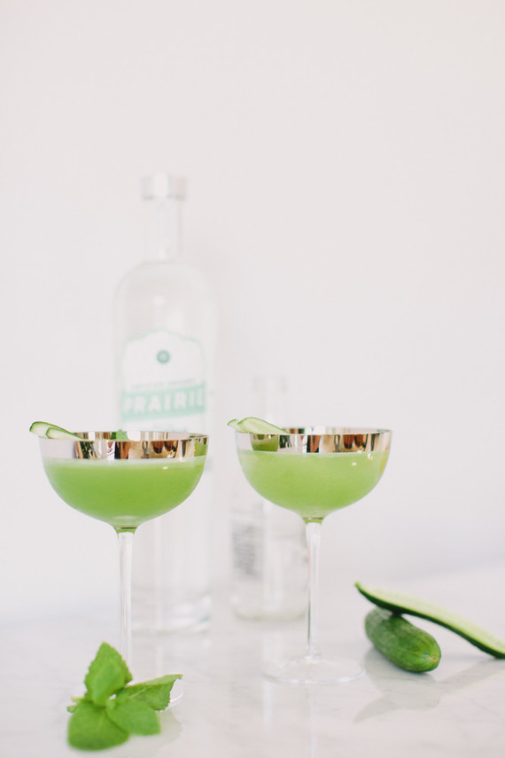 Cucumber cocktail for summer