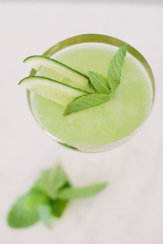 Cucumber cocktail for summer