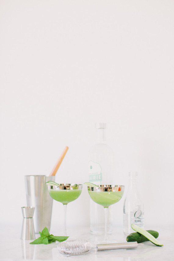 Cucumber cocktail for summer