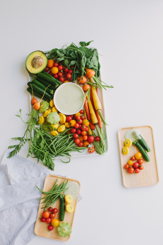 Late summer crudité