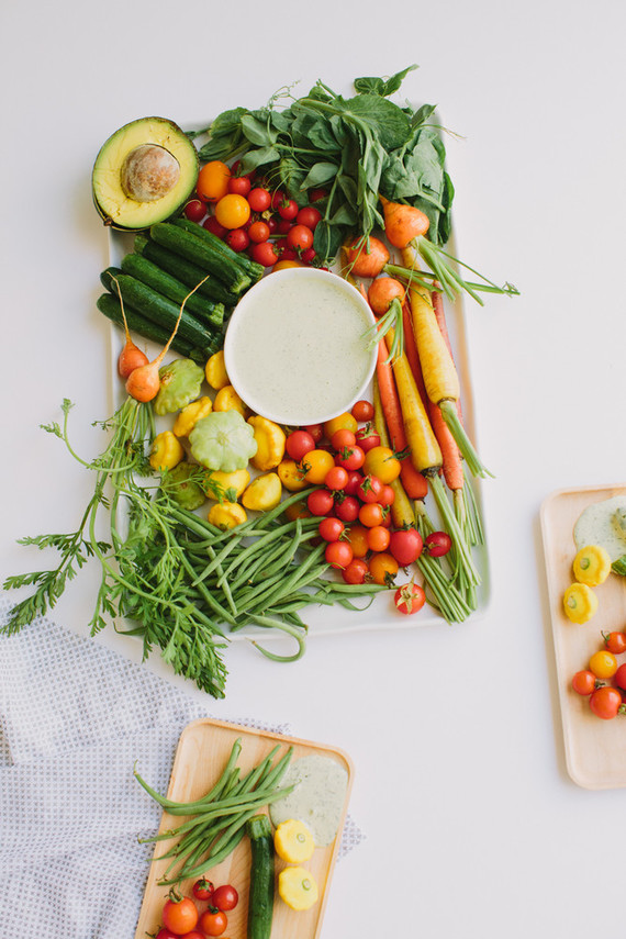 Late summer crudité