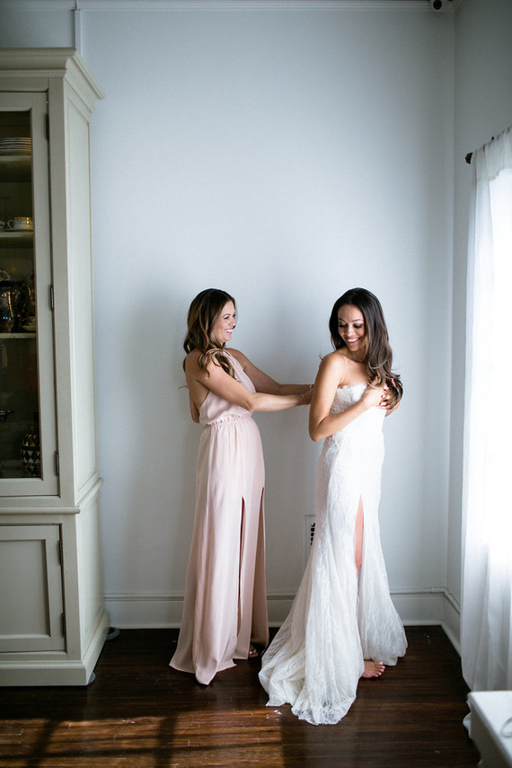bride getting ready