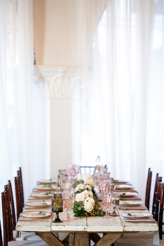 romantic indoor reception decor