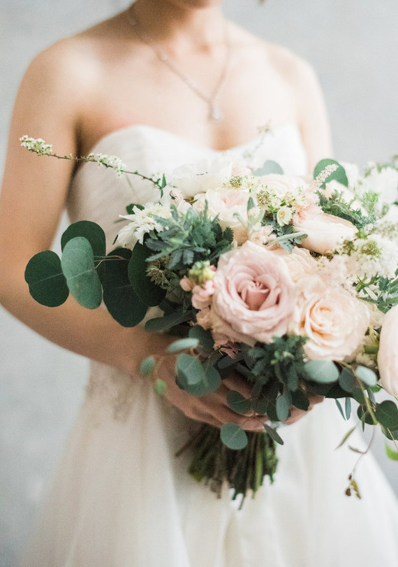 romantic blush bouquet
