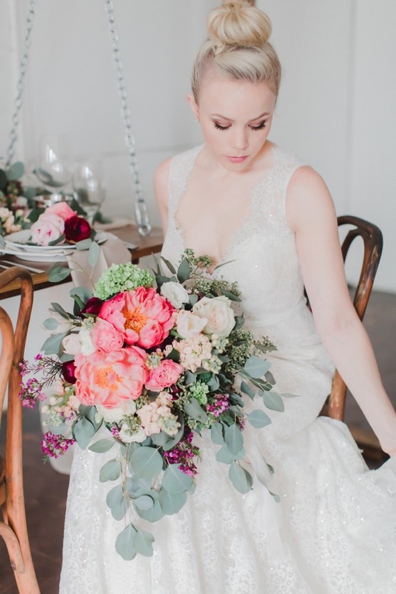 peony-inspired wedding inspiration