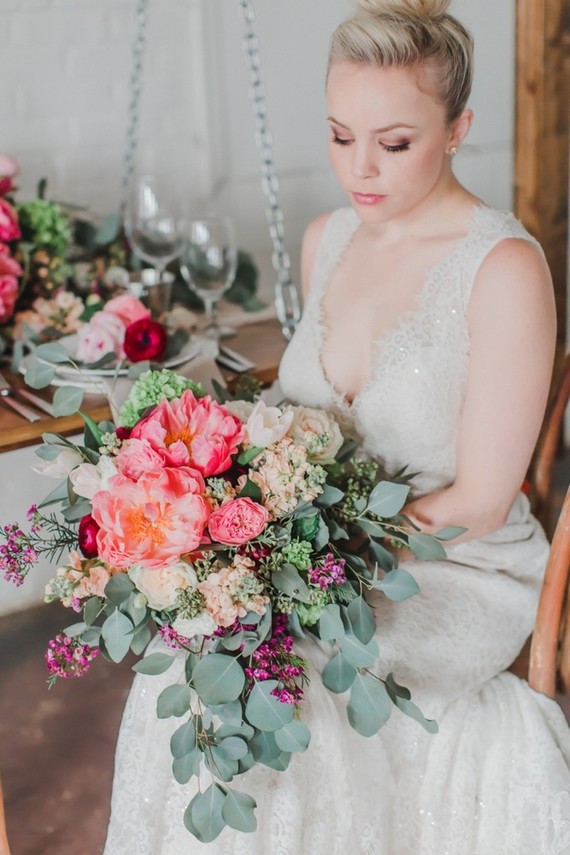 peony-inspired wedding inspiration