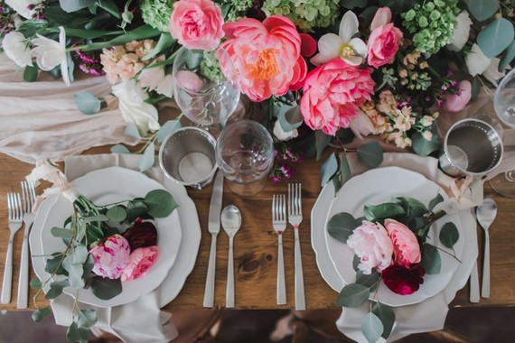 floral wedding decor ideas