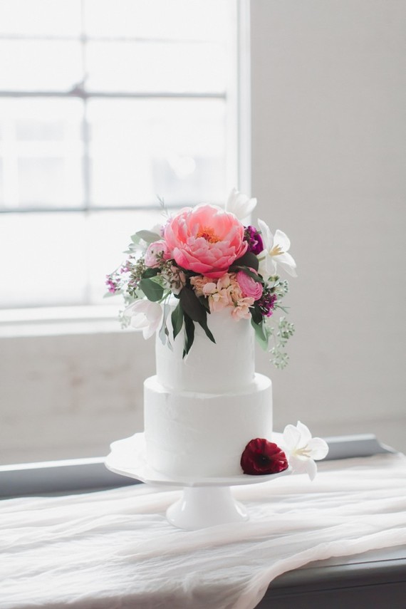 peony cake
