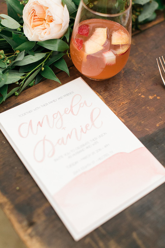 watercolor wedding invites