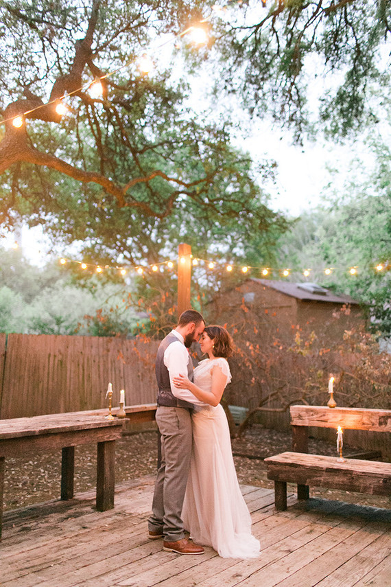 how to throw an intimate backyard wedding