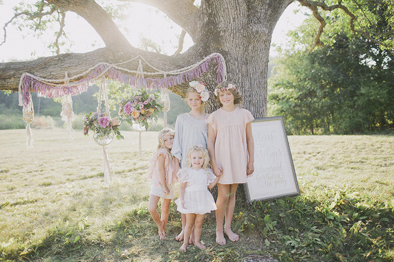 Fairytale childrens tea party