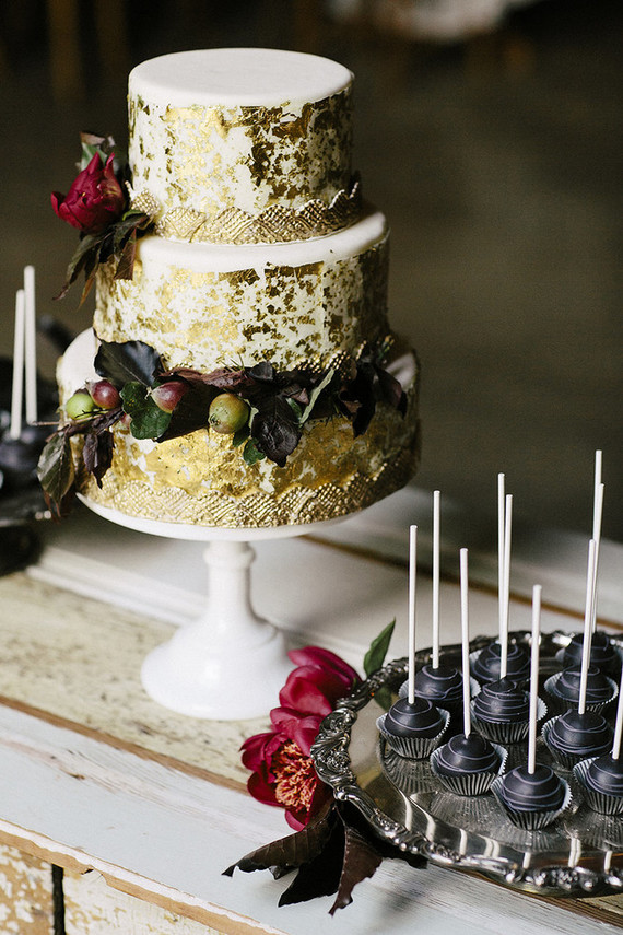 moody dessert table