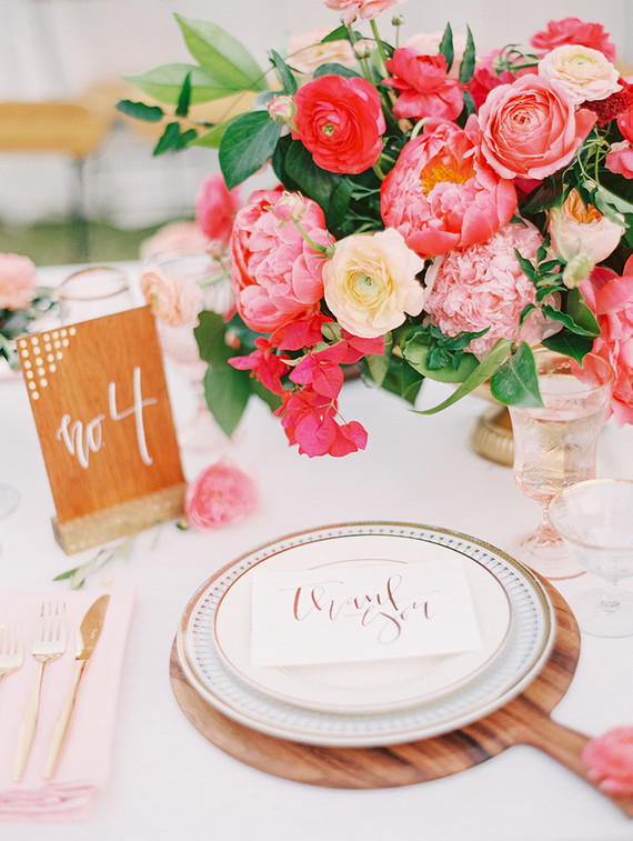 pink floral wedding ideas