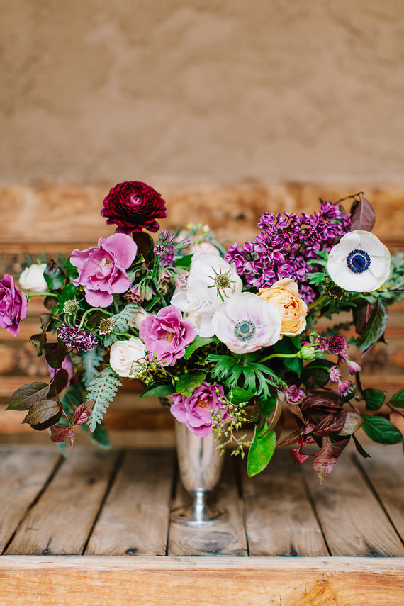 lilac fall wedding flowers