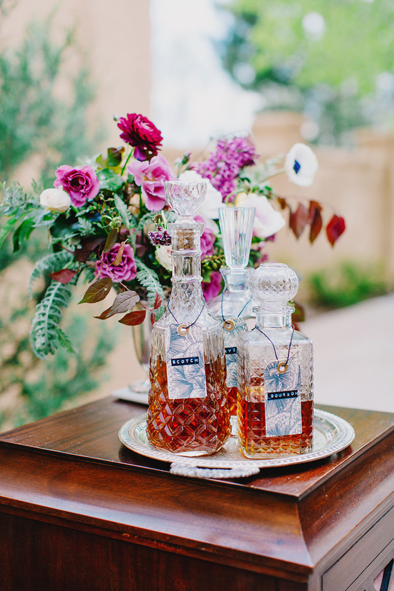 wedding whiskey bar
