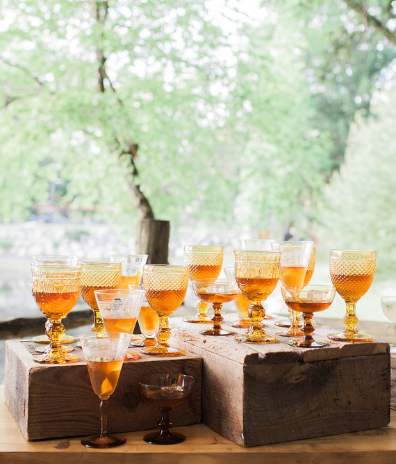 amber barware