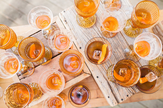amber barware