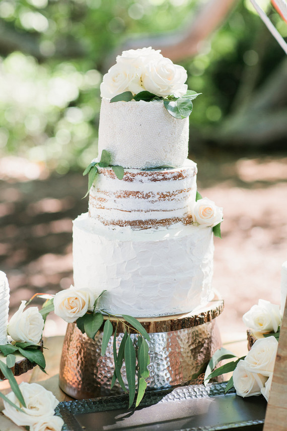 white layer cake