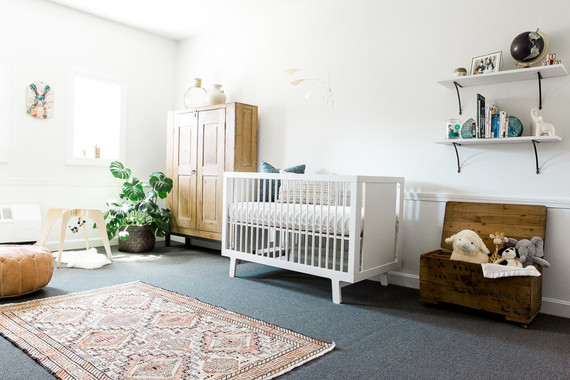 Neutral modern nursery ideas