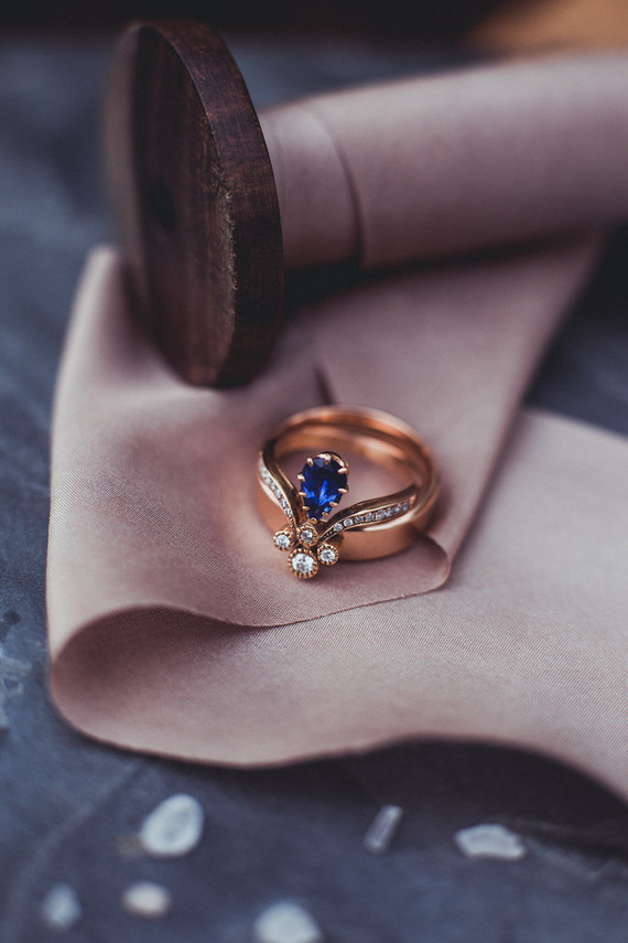 Trumpet and Horn engagement ring