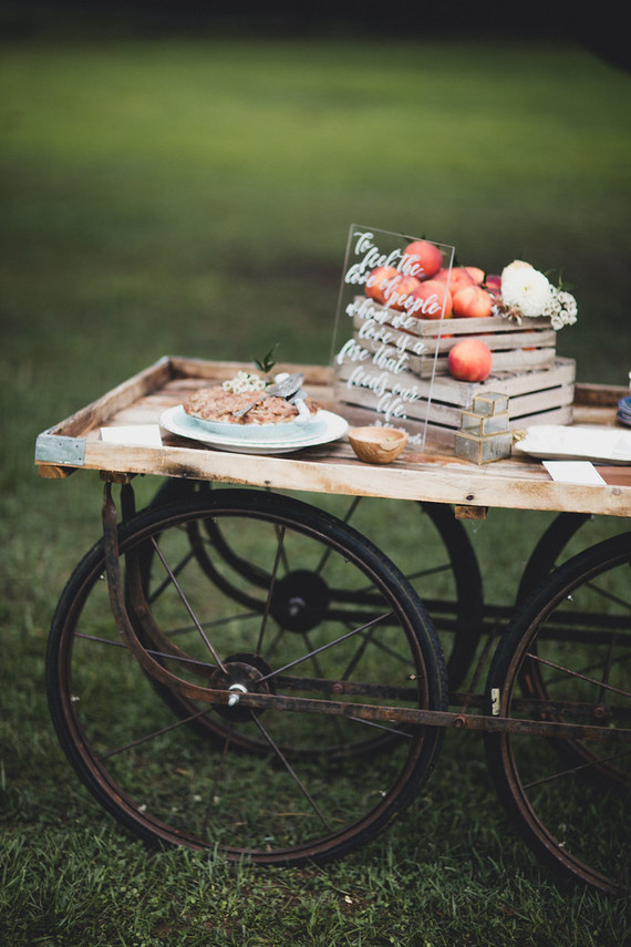 Romantic southern orchard wedding inspiration