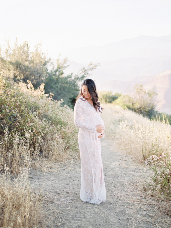 Dressy family maternity photos
