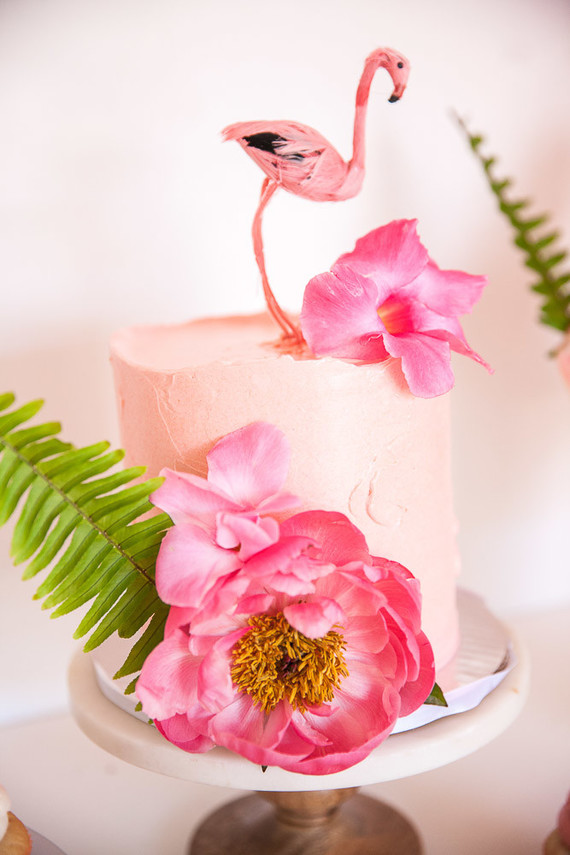 flamingo cake