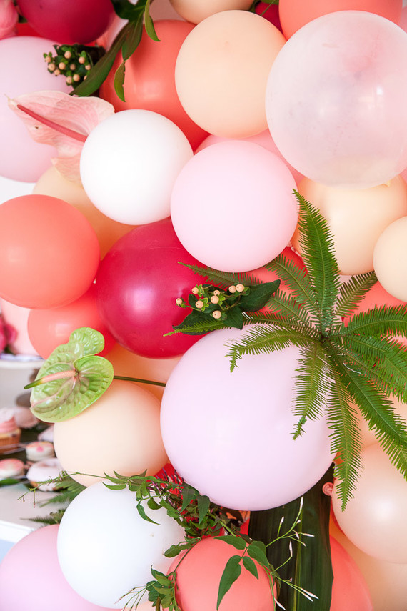 Tropical flamingo girl's birthday party by The Shift Creative