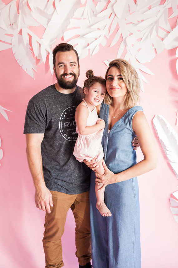 Tropical flamingo girl's birthday party by The Shift Creative