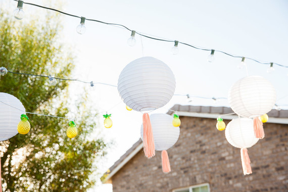 Tropical flamingo girl's birthday party by The Shift Creative