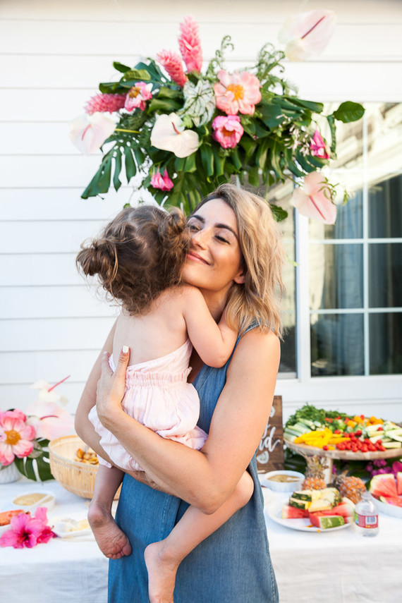 Tropical flamingo girl's birthday party by The Shift Creative