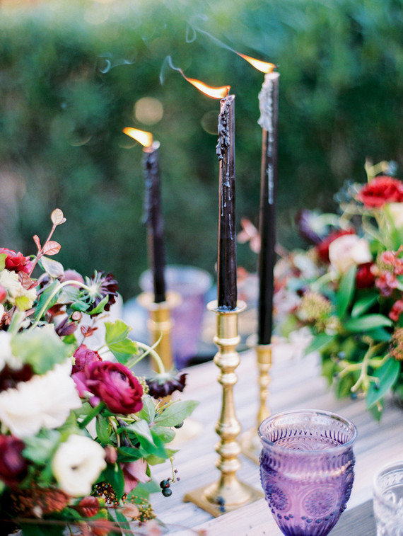 elegant fall wedding table