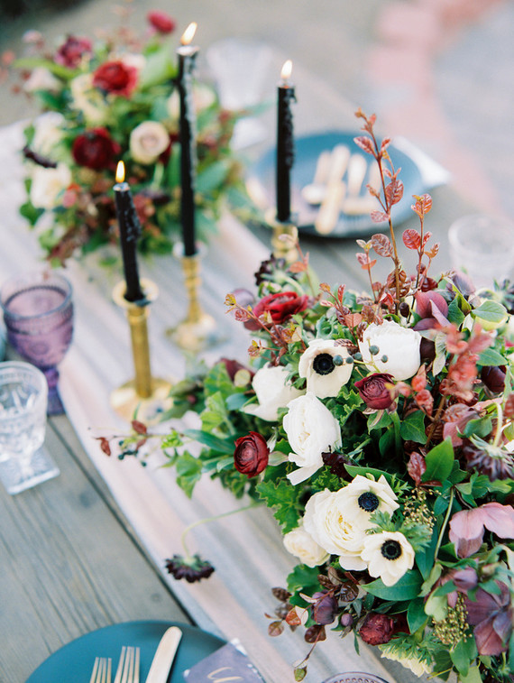 elegant fall wedding table