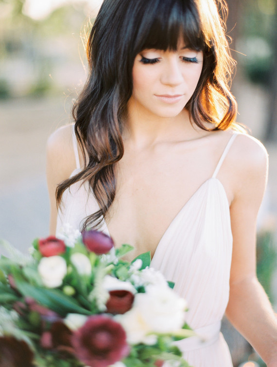 boho fall wedding portraits